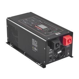 Pure Sine Wave Inverter Charger, 3000W, DC 12V to AC 120V Power Inverter with LCD Display, Remote Control, Low Frequency, for RV Camper Home