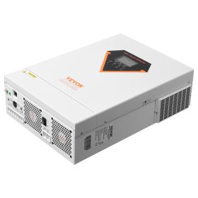 Hybrid Solar Inverter, 6000W, All in One Pure Sine Wave Power Inverter Charger, 48V DC to Single-Phase 220/230V AC