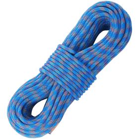 10.2mm Dynamic Climbing Rope, 70M(230ft) Outdoor Rock Climbing Rope 25KN Breaking Tension, Stretchable Fiber Rope with Steel Snap Hooks for Escap