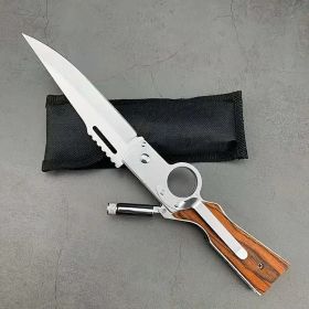 EDC Tactical Folding Knife - High Performance Stainless Steel, Secure Grip Handle, Easy One-Hand Operation - Ultimate Outdoor & Survival Tool