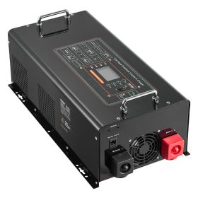 Pure Sine Wave Inverter Charger, 4000 Watt, DC 24V to AC 120V Power Inverter with LCD Display, Remote Control