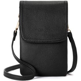 Men's PU Leather High-grade Versatile Messenger Bag (Option: Black)