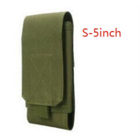 Molle Mobile Phone Bag Waist Bag Men's Sports Running Coin Purse Universal Multifunctional Vertical Belt Portable Wear Belt (Option: 2style-S 5inch)